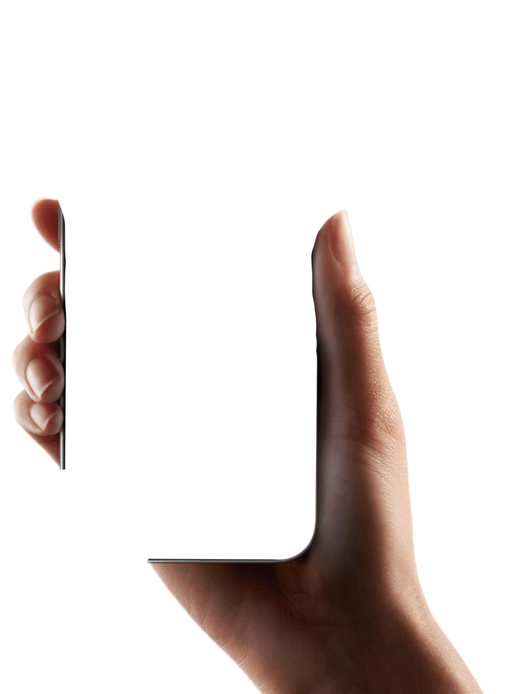 Hand holding phone
